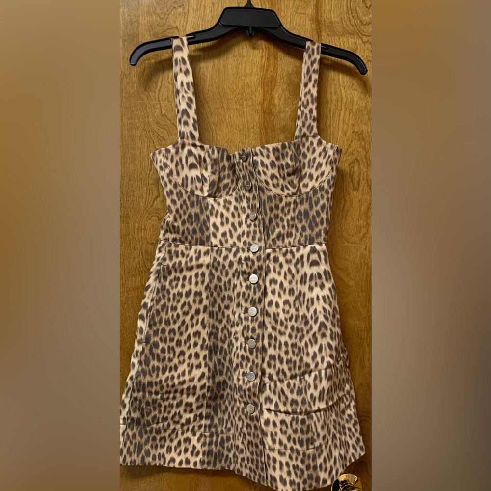 Capulet Leopard print dress size S